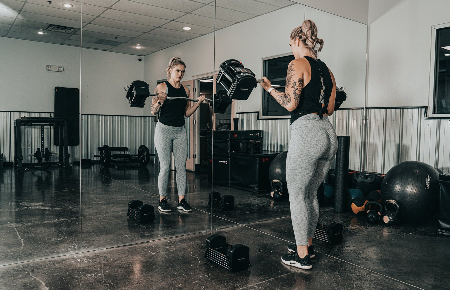 PowerBlock Pro Series EZ Adjustable Curl Bar