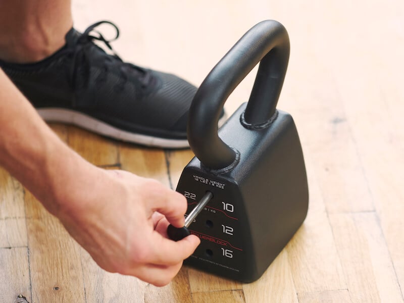 PowerBlock 18-35lb Adjustable Kettlebell