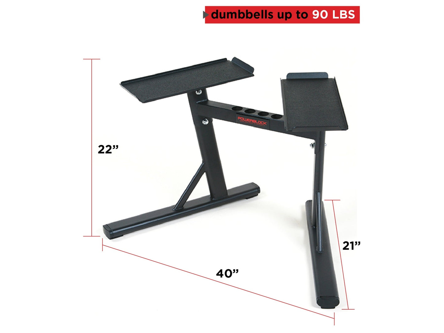 PowerBlock Pro 50 Dumbbells and PowerMax Stand Combo