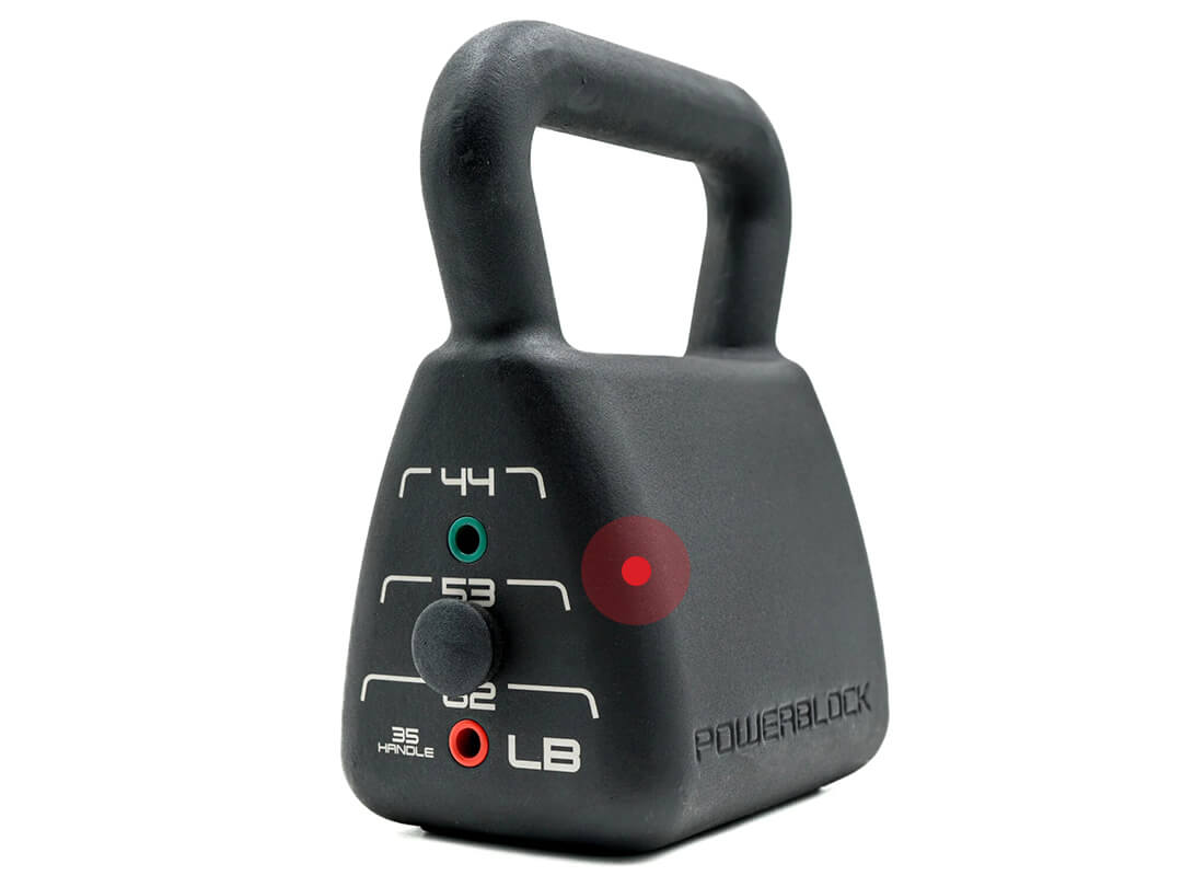 PowerBlock 35-62lb Adjustable Kettlebell